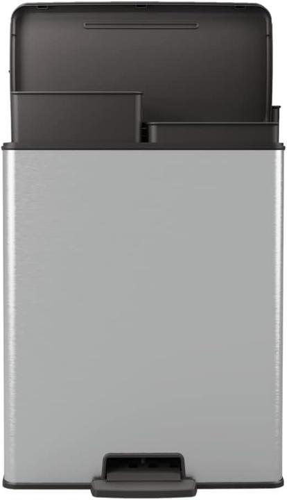 Image du produit Curver Deco bin slim 254619 Poubelle 52 l (l x h x p) 486 x 615 x 284 mm Silbe (52 l)