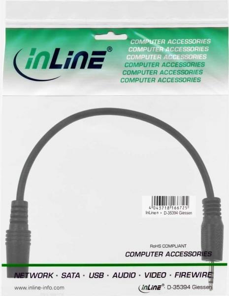 Immagine prodotto InLine 2.5mm - 3.5mm (2 m, 2,5 mm, Connettore da 3,5 mm (AUX))