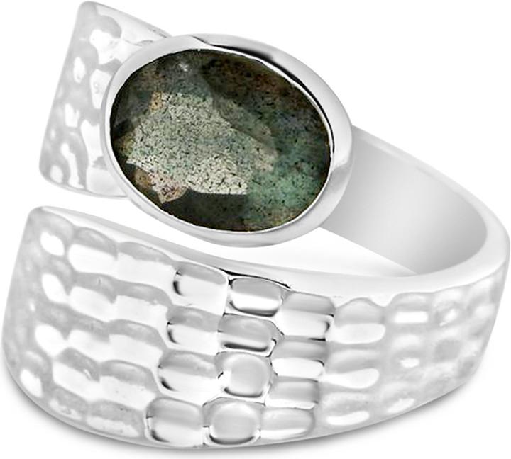 Actual product image Leyda Ring Adjustable (56, 925 Silver)