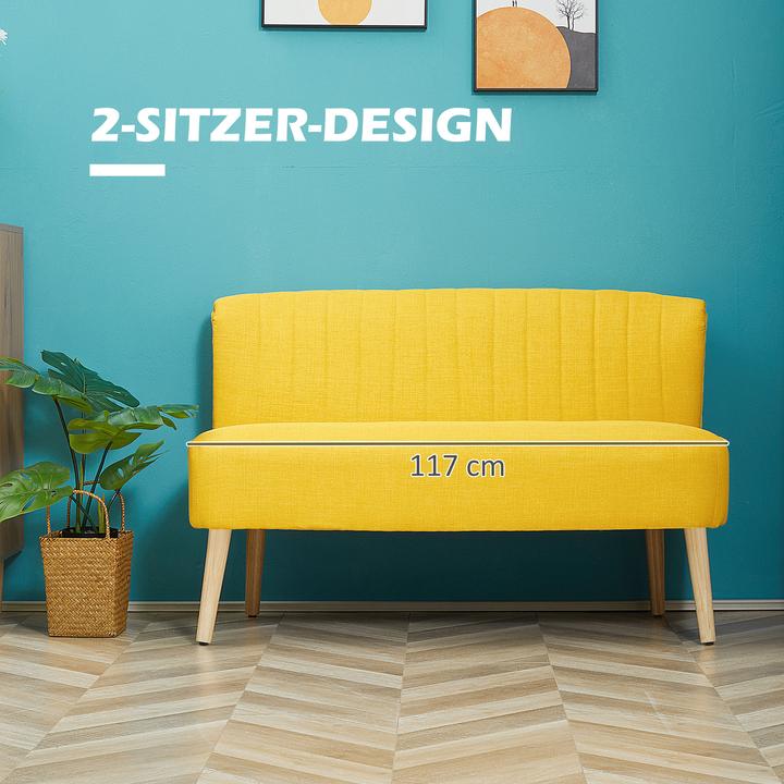 Produktbild Homcom Sofa für 2 Personen (2-Sitzer)