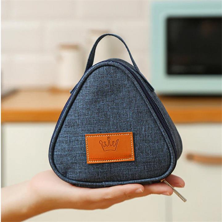 Produktbild Only-Bags.Store Mini Dreieckige Isolierung Tasche Aluminiumfolie Thermische Kühler Mittagessen Tote