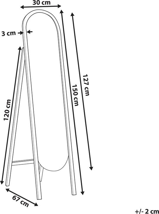 Immagine prodotto Beliani Chelles (30 x 150 cm)