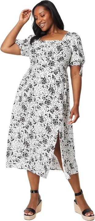 Produktbild Dorothy Perkins Midikleid Eckiger Ausschnitt Gebundene Ärmel (46 D)
