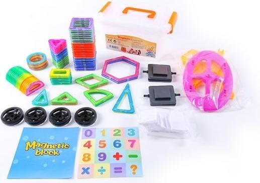 Actual product image MU Classic Magnetic Construction Kit Construct Set Series