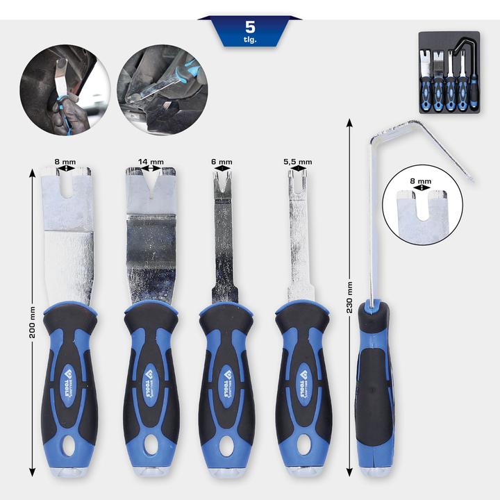 Produktbild Brilliant Tools Cliplöser- und Schneidsatz, 5-tlg (282 mm)