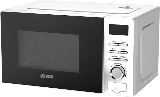 Vox forno a microonde MD40 (20 L, potenza: 700 W, 8 prog., bianco). (20 l)