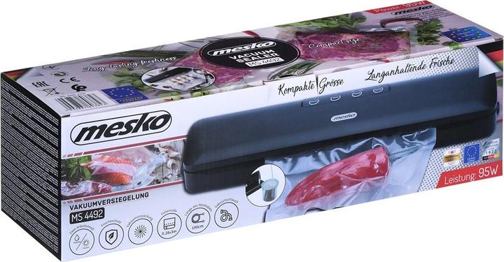 Actual product image Mesko Vacuum sealer MS 4492 Power 95 W, Juodas