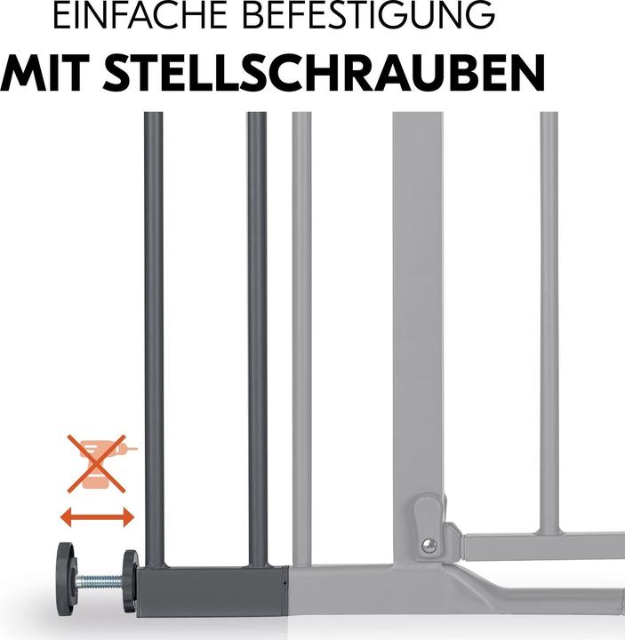 Immagine prodotto Hauck Estensione per cancello di sicurezza 9 cm Grigio scuro (9 cm)