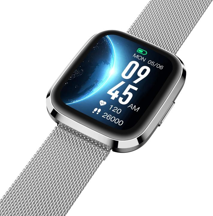 Produktbild Garett Smartwatch GRC STYLE Silver steel (41 mm)