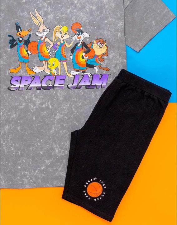 Actual product image Space Jam T-shirt and shorts (XS)