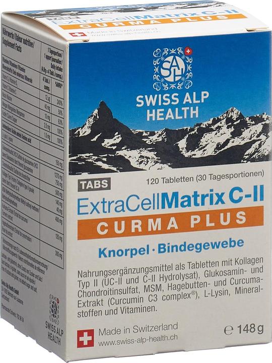 Swiss Alp Health Matrix C-II Curma Plus (120 Stück, Tabletten, 205 g)