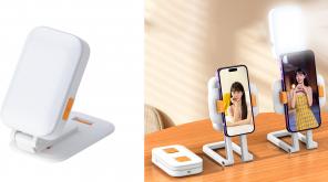 Produktbild CamRock Live Stream LED-Lampe mit Smartphone-Halterung (Ringleuchte)