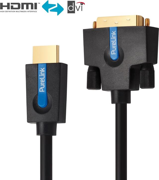 Produktbild Purelink DVI — HDMI (Typ A) (5 m, HDMI, DVI)