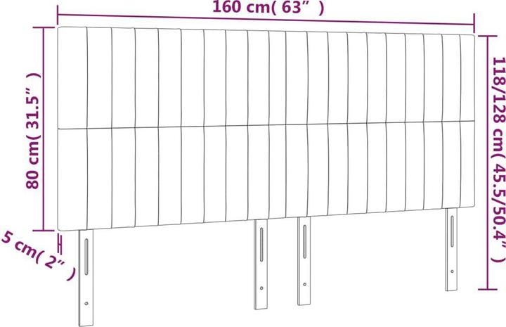Actual product image VidaXL Carolin (160 x 5 x 128 cm)