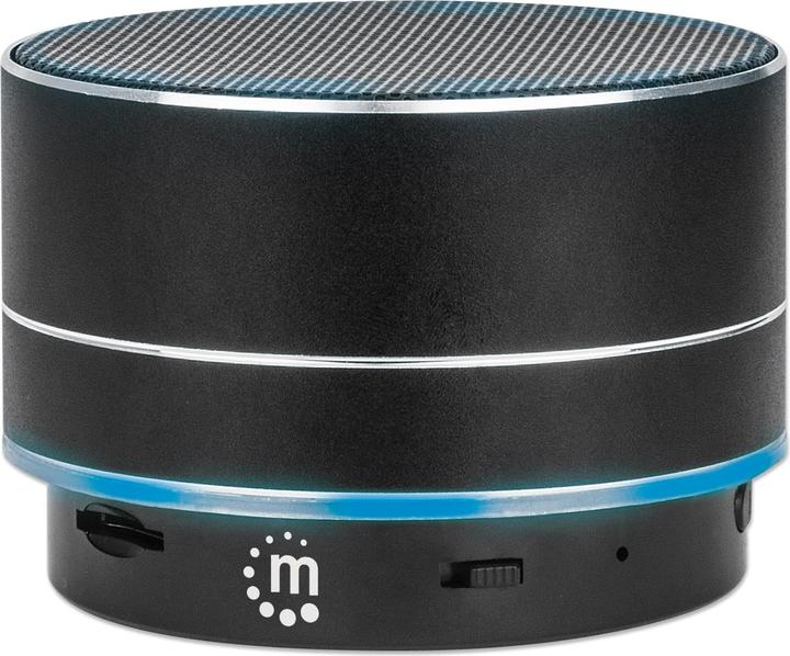 Produktbild Manhattan Metallic LED-Bluetooth®-Lautsprecher (5 h, Batteriebetrieb)