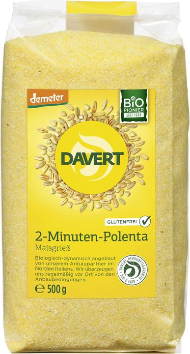 Produktbild Davert 2Minuten Polenta (500 g)
