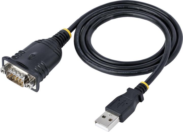Image du produit StarTech com 3ft (1m) USB to Serial Cable, DB9 Male RS232 to USB Converter, Prolific IC, USB to Seri (0.91 m)