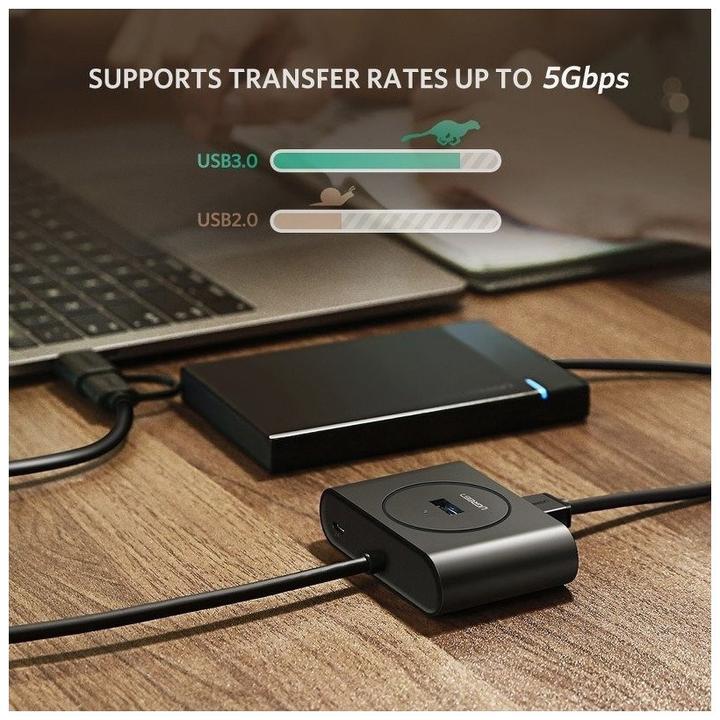 Produktbild Ugreen 40850 (USB-C, USB-A, 4 Ports)