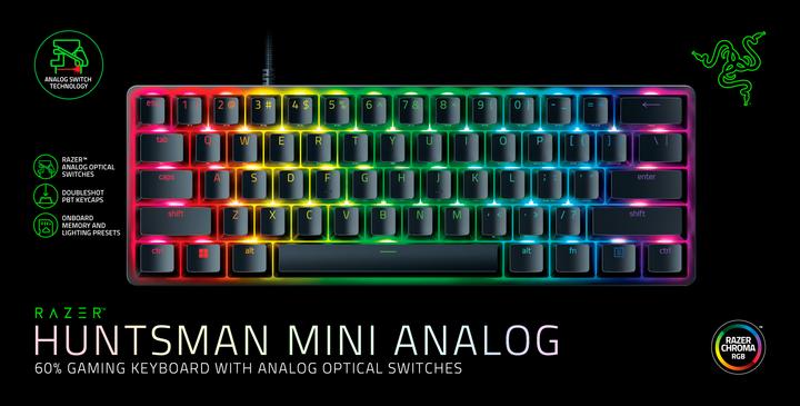 Actual product image Razer Huntsman Mini (DE, Cable)