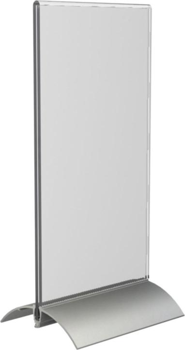 Produktbild Europel Tischaufsteller, 1/3 DIN A4 hoch, Aluminiumsockel (A4)