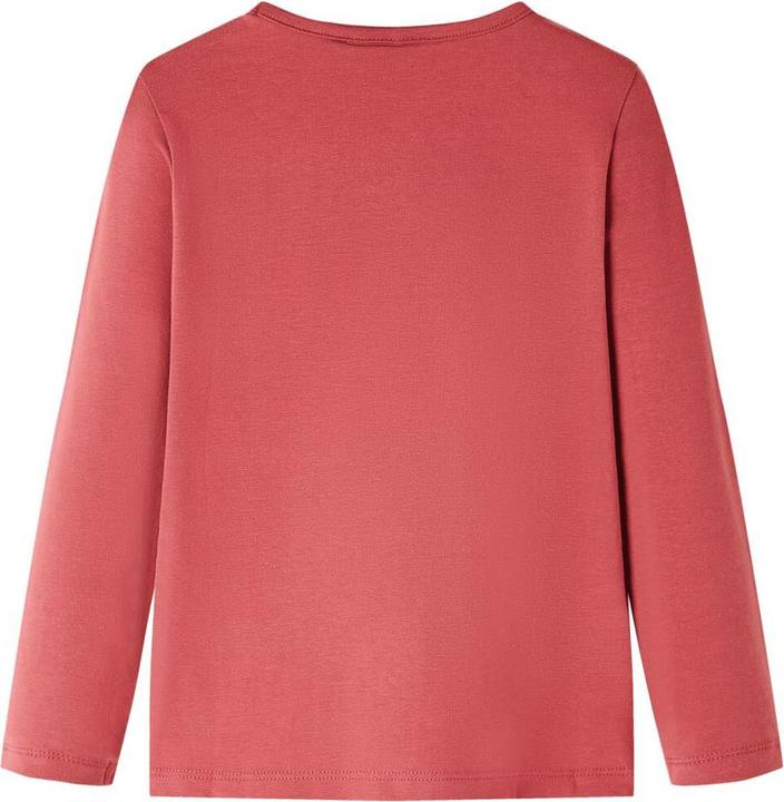 Image du produit VidaXL T-shirt manches longues enfant rose foncé 128,Composition : 95% Coton (128)