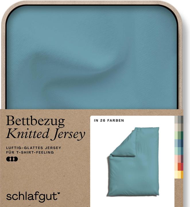 Actual product image schlafgut Knitted Jersey (Duvet cover, 140 x 200 cm)