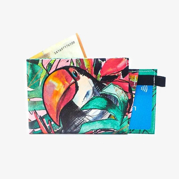 Paprcuts RFID wallet Pro 2.0 Vivid Tucano | Jules Boho Koop