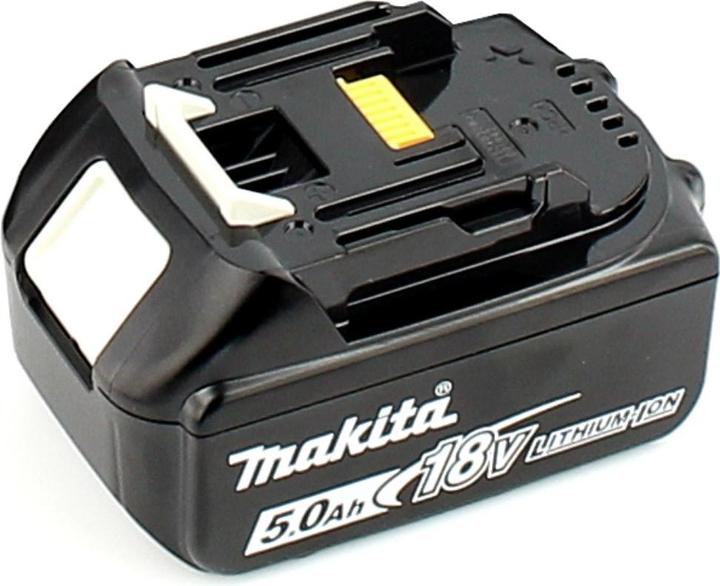 Actual product image Makita DSS 501 T1J 18V 136 mm Li-ion cordless circular saw in Makpac + 1x 5.0 Ah battery - without charger