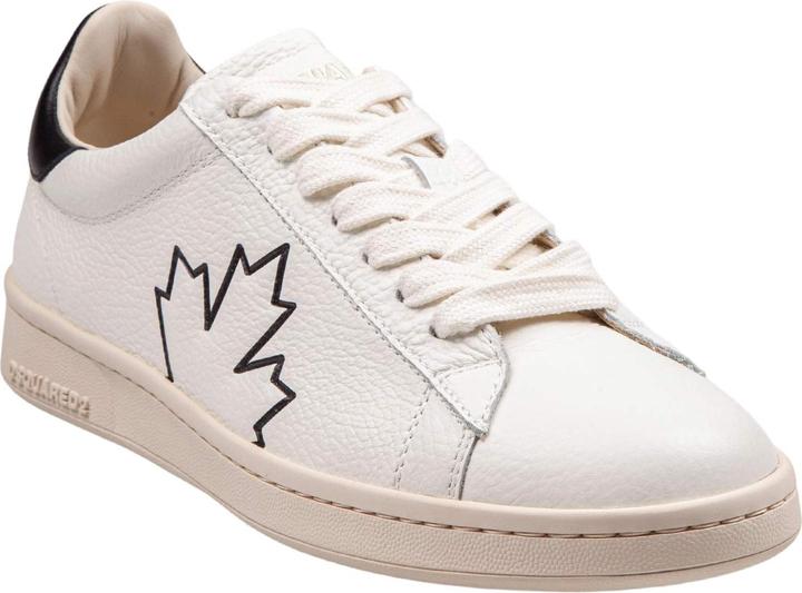 Produktbild Dsquared2 boxer sneakers in leather color black and white (45)