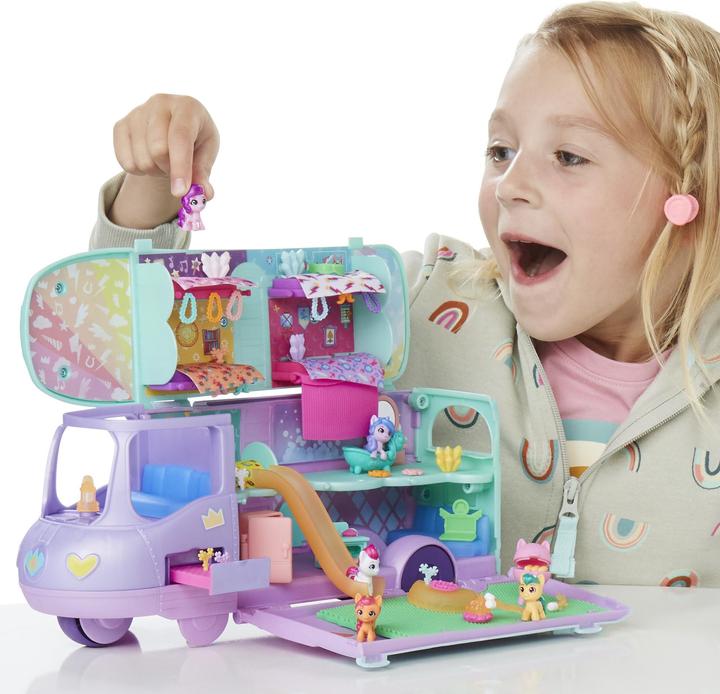 Immagine prodotto My Little Pony Mini World Magic Mare Stream, Set di gioco per camper