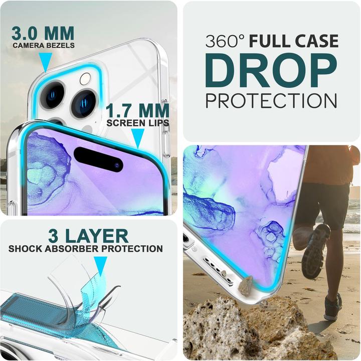 Produktbild Nalia Klare 360 Grad Hülle (Apple iPhone 15 Pro Max)