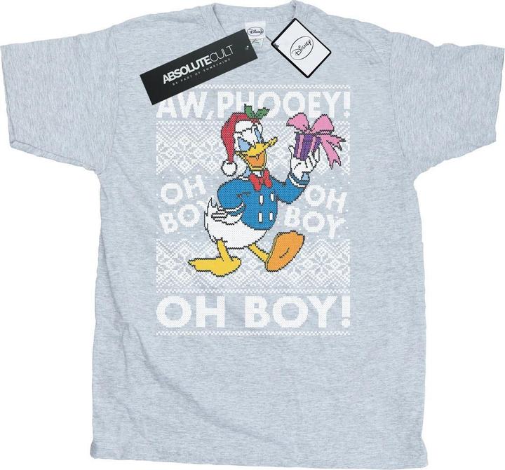 Immagine prodotto Disney Donald Duck Christmas Fair Isle Maglietta Uomo (XL)