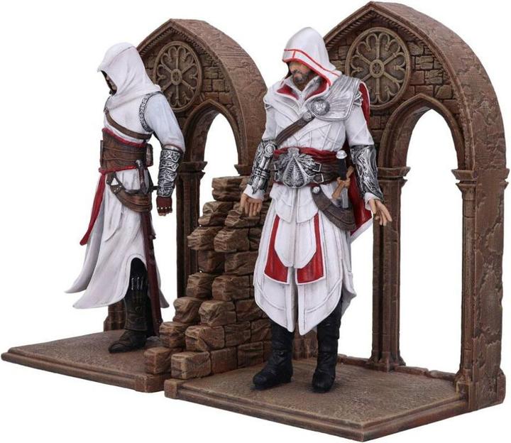Produktbild Nemesis Now Assassin"s Creed Altair und Ezio BuchstÃ¼tzen (24 x 24 cm)