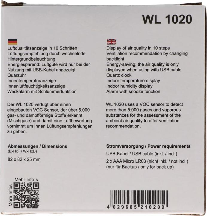 Actual product image Technoline WL 1020