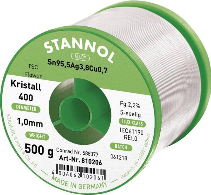 Produktbild Stannol Lötzinn, bleifrei Spule Flowti (Lötzinn)