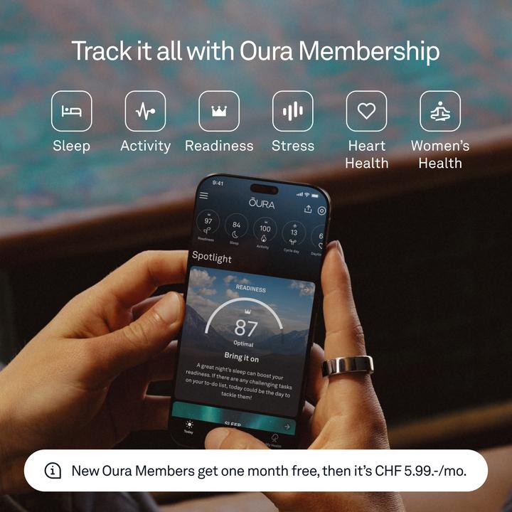 Produktbild Oura Ring 4 (14, Silber)