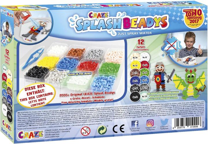 Actual product image Craze Splash Beadys Refill Set Boys