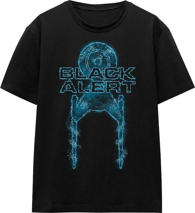 Immagine prodotto Universal Textiles Black Alert Maglietta Adulto Unisex (XXL)