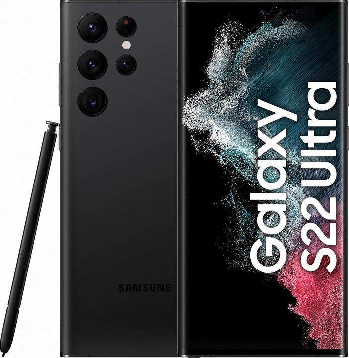 Samsung Galaxy S22 Ultra EU (512 GB, Phantom Black, 6.80", Dual SIM, 108 Mpx, 5G)