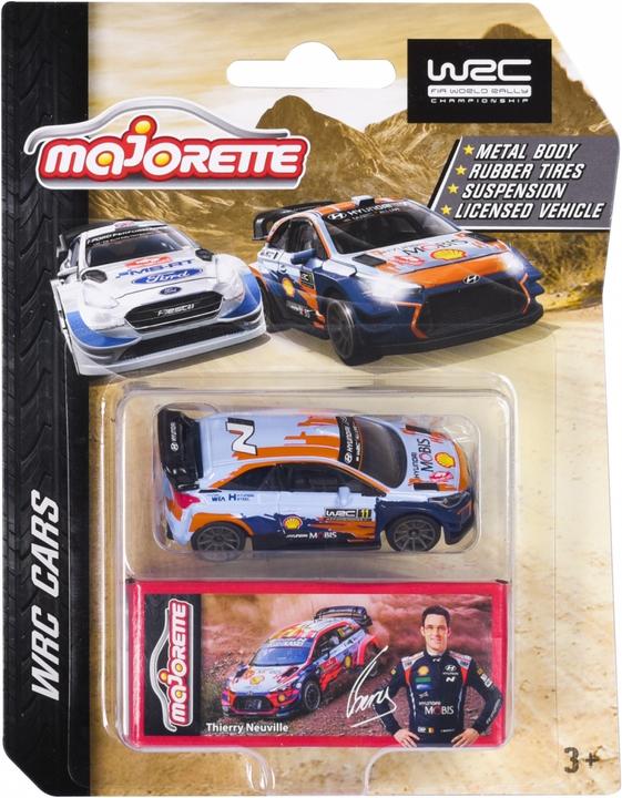 Actual product image Majorette WRC Hyundai i20 Coup