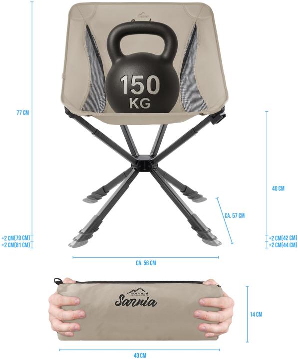 Produktbild Normani Campingstuhl Sarnia - 9693
