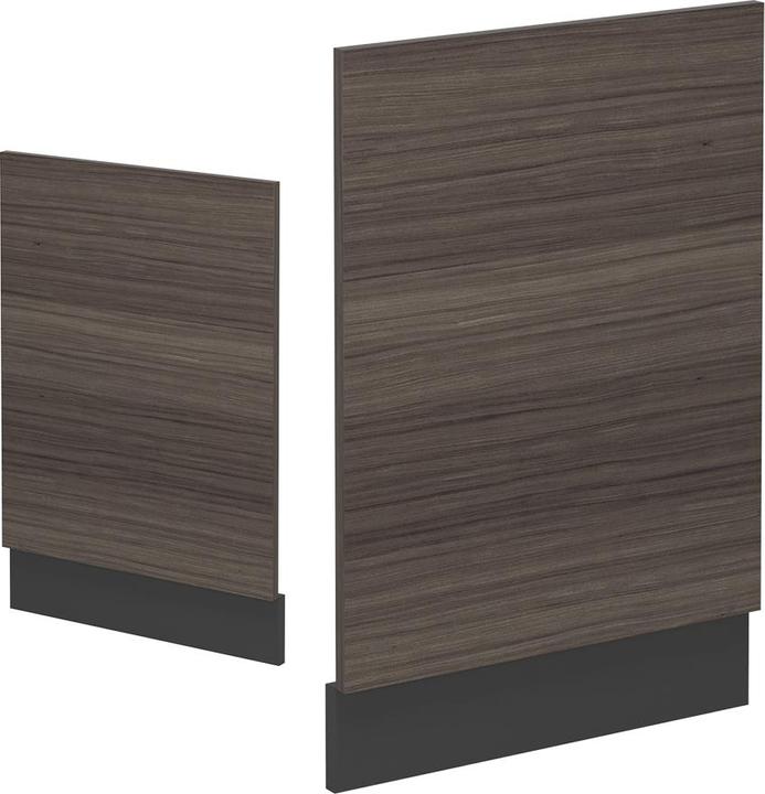 Produktbild Vicco Geschirrspülblende R-Line, Edelgrau/Anthrazit, 45 cm, AP Marmor