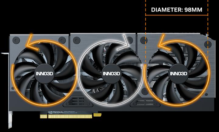 Immagine prodotto Inno3D GeForce RTX 4070 Ti SUPER X3 OC (16 GB)