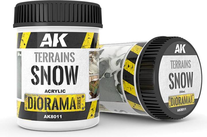 Actual product image AK Interactive Dioramas - Terrains Snow (250 ml) (Base Acrylique) (250 ml)