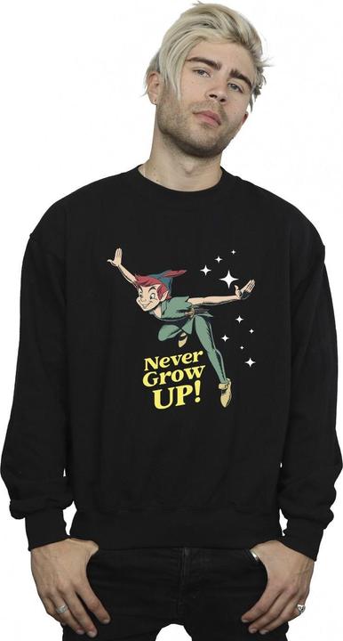Immagine prodotto Disney Peter Pan Never Grow Up Felpa Uomo (XL)
