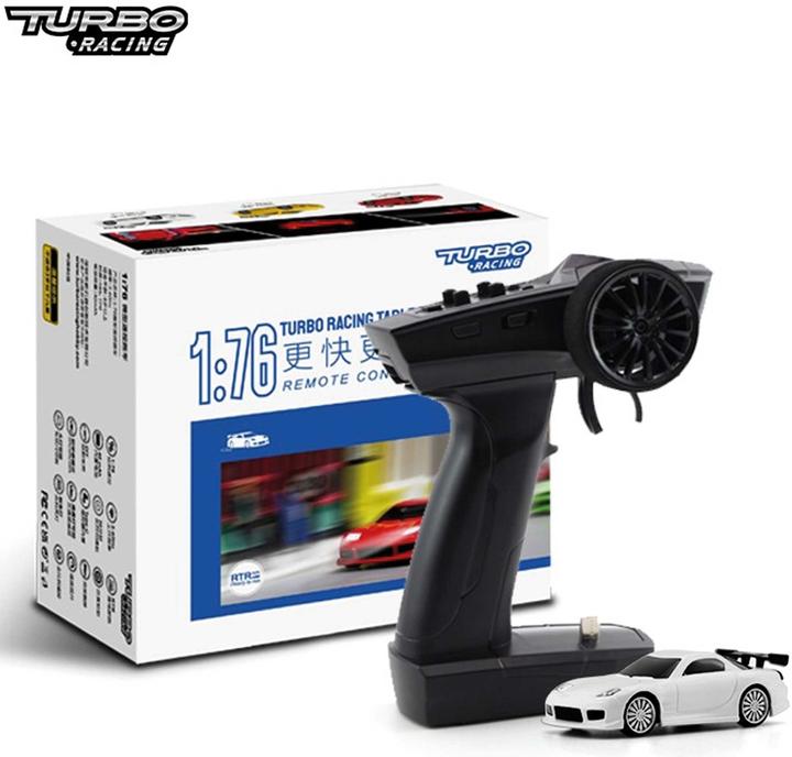 Image du produit Turbo Racing 1/76 C71 Sports RC Car RTR Blanc (RTR Prêt à fonctionner)