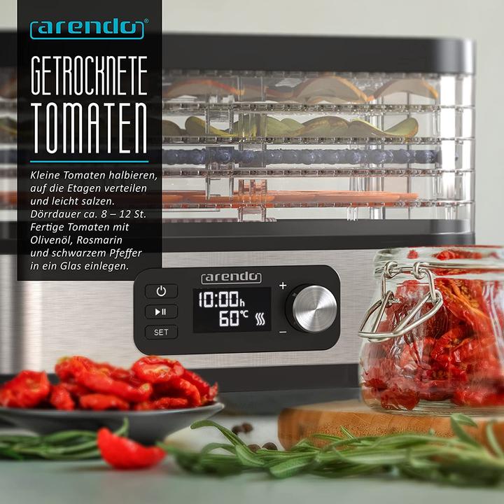 Actual product image Arendo Dehydrator 400 W
