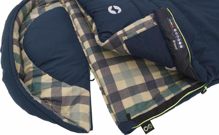 Actual product image Outwell Sleeping bag Camper Lux polyester, dark blue, quantity (235 cm)