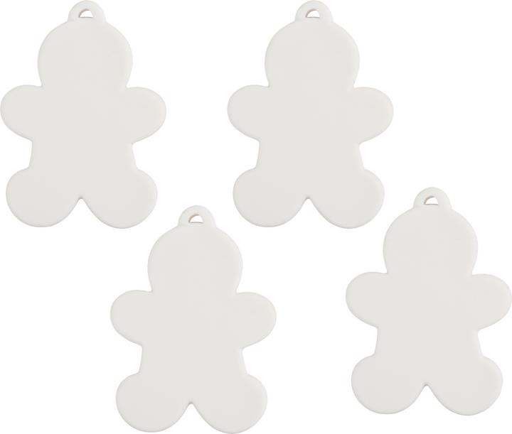 Image du produit VBS Pendentifs de Noël, 4 pièces, porcelaine (4 -pièce)