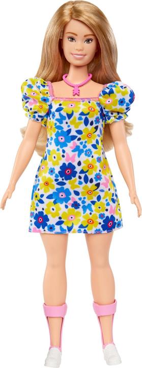 Immagine prodotto Barbie Bambola fashionista con sindrome di Down con un vestito a fiori